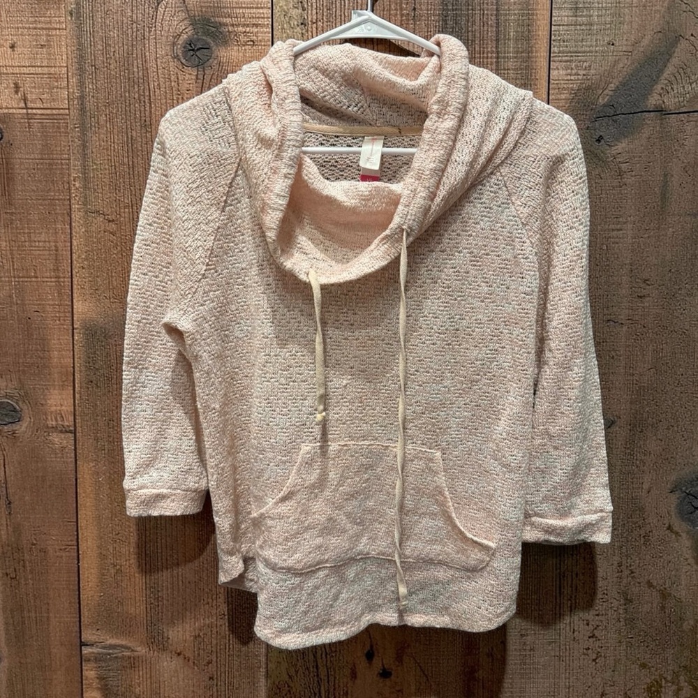 Cozy juniors Sweater with Cowl Neck juniors LARGE